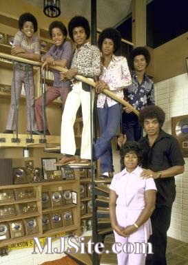 The Jackson 5 with Their Parents