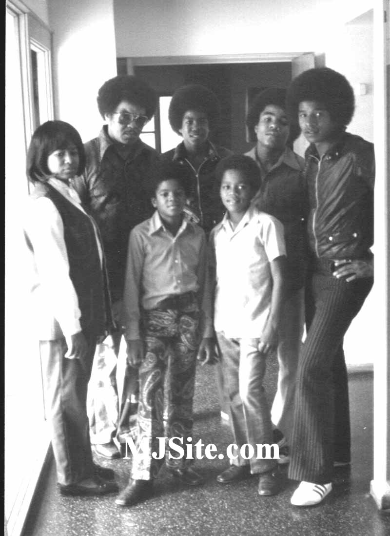 The Jackson 5 with Their Parents