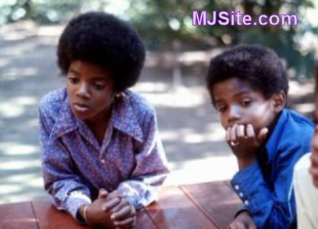 Michael Jackson with brother