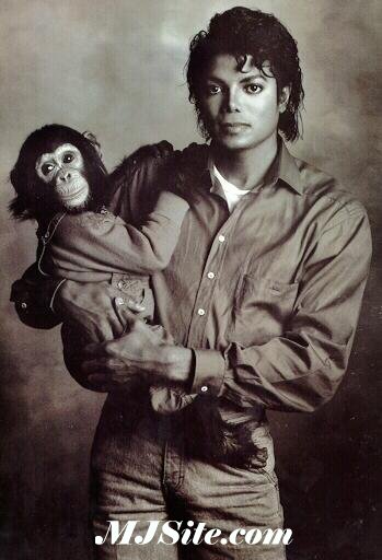 Michael Jackson and Bubbles